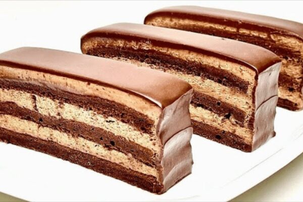 Melts in Your Mouth Chocolate Cake, homemade and freshly served