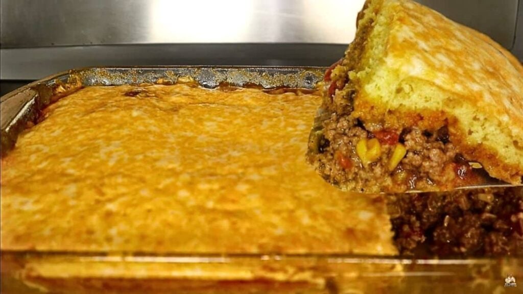 Best Mexican Cornbread Casserole, homemade and freshly served
