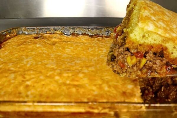 Best Mexican Cornbread Casserole, homemade and freshly served