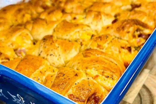 Mississippi Sin Crescents, homemade and freshly served