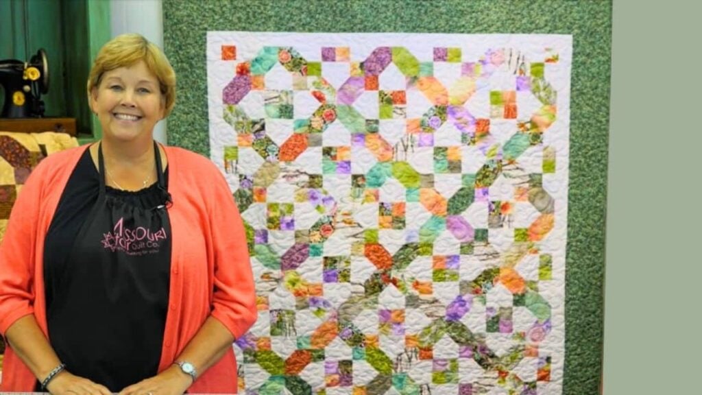 Finished Missouri Crossroads Quilt With Jenny Doan, a completed DIY project