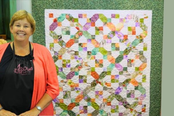 Finished Missouri Crossroads Quilt With Jenny Doan, a completed DIY project