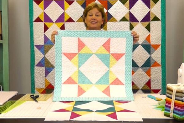Finished Missouri Star Quilt Block With Jenny Doan, a completed DIY project