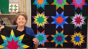 Finished Morning Star Quilt With Jenny Doan, a completed DIY project