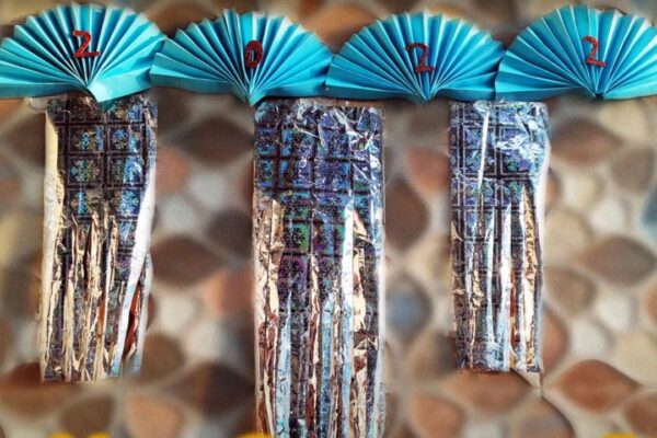 Finished New Year Party Decoration, a completed DIY project