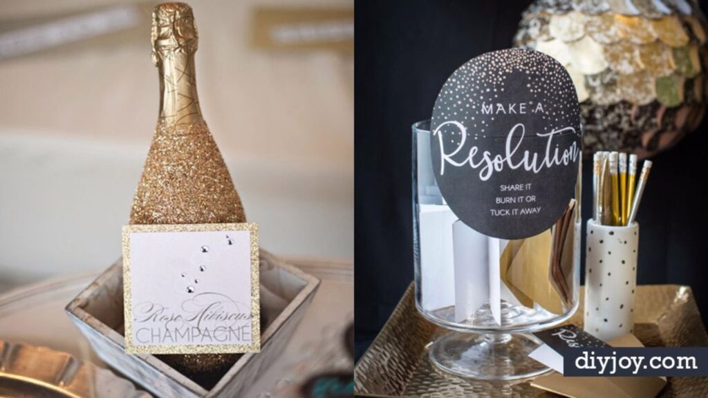 Finished 37 DIY New Years Eve Decor, a completed DIY project