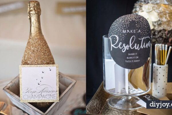 Finished 37 DIY New Years Eve Decor, a completed DIY project