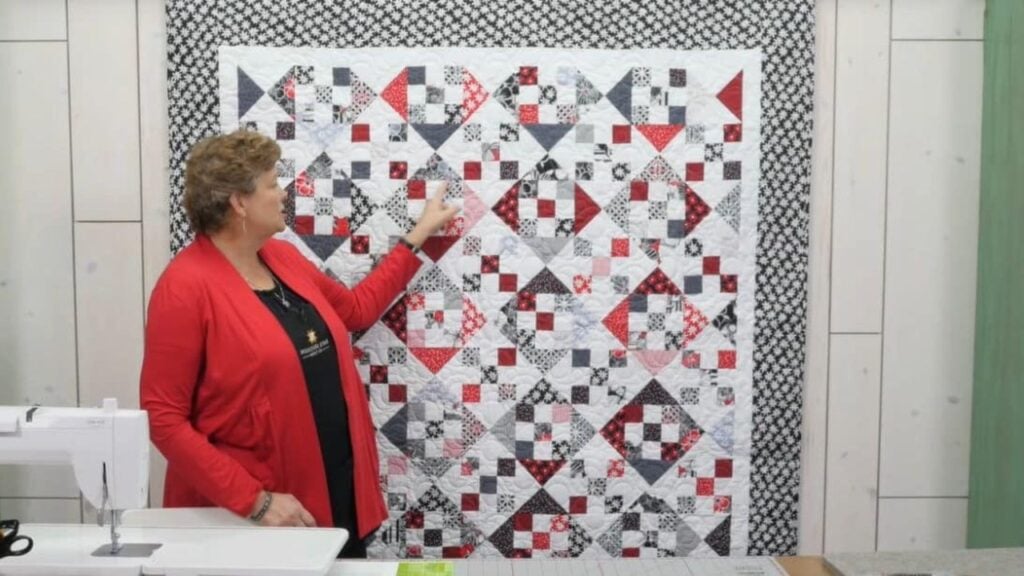 Finished 9 Patch and Hourglass Quilt With Jenny Doan, a completed DIY project