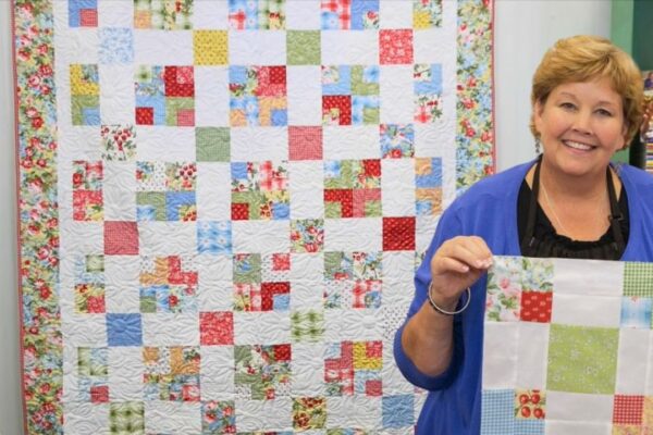 Finished Nine Patch Swap Quilt With Jenny Doan, a completed DIY project