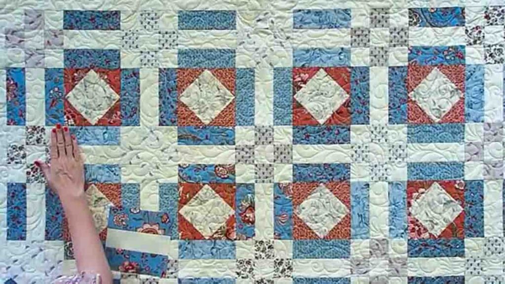 Finished Nine Patch Trails Quilt with Free Pattern, a completed DIY project