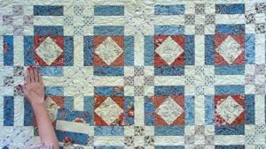 Finished Nine Patch Trails Quilt with Free Pattern, a completed DIY project