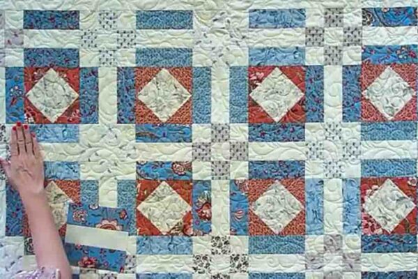 Finished Nine Patch Trails Quilt with Free Pattern, a completed DIY project