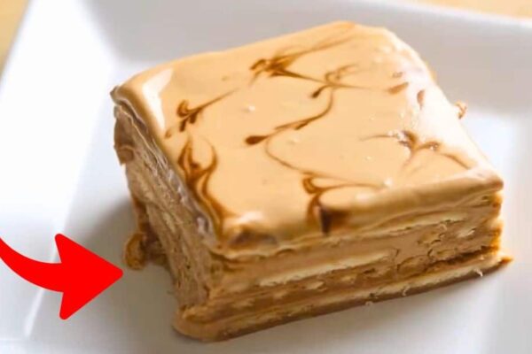 No-Bake Coffee Pudding, homemade and freshly served