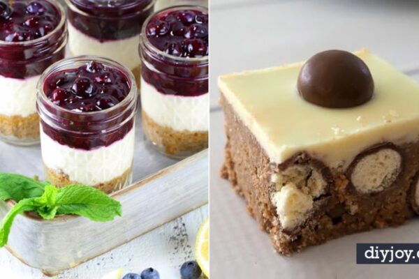 35 No Bake Dessert Recipes, homemade and freshly served