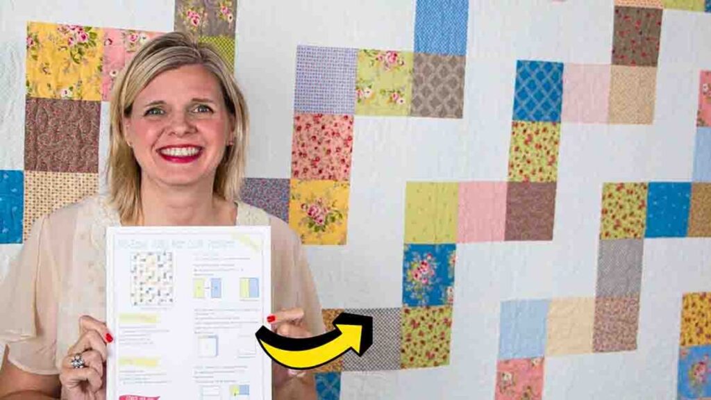 Finished No-Bake Jolly Bar Shortcut Quilt, a completed DIY project