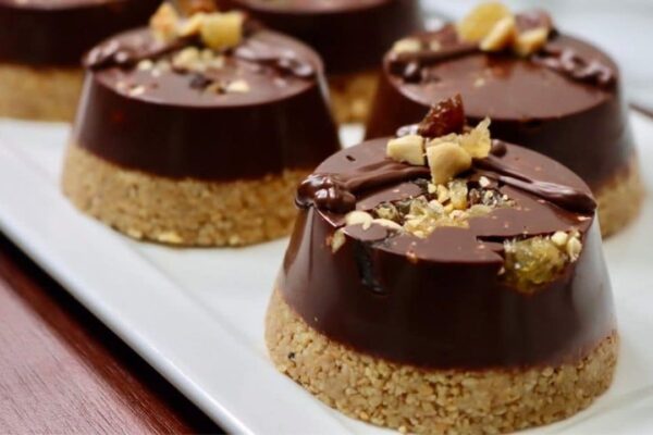 No-Bake New Year’s Eve Dessert, homemade and freshly served