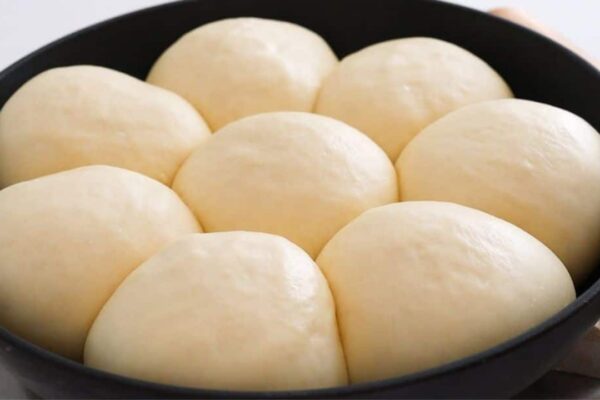No-Bake Soft and Fluffy Milk Butter Bread, homemade and freshly served