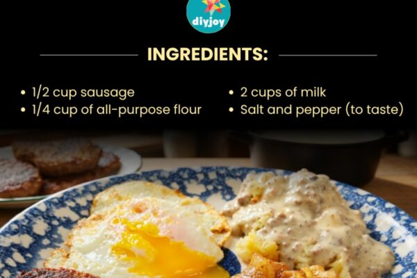 Tips for Making the Best Sausage Gravy, homemade and freshly served