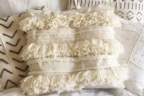 Finished No Sew DIY Anthropologie Pillows, a completed DIY project