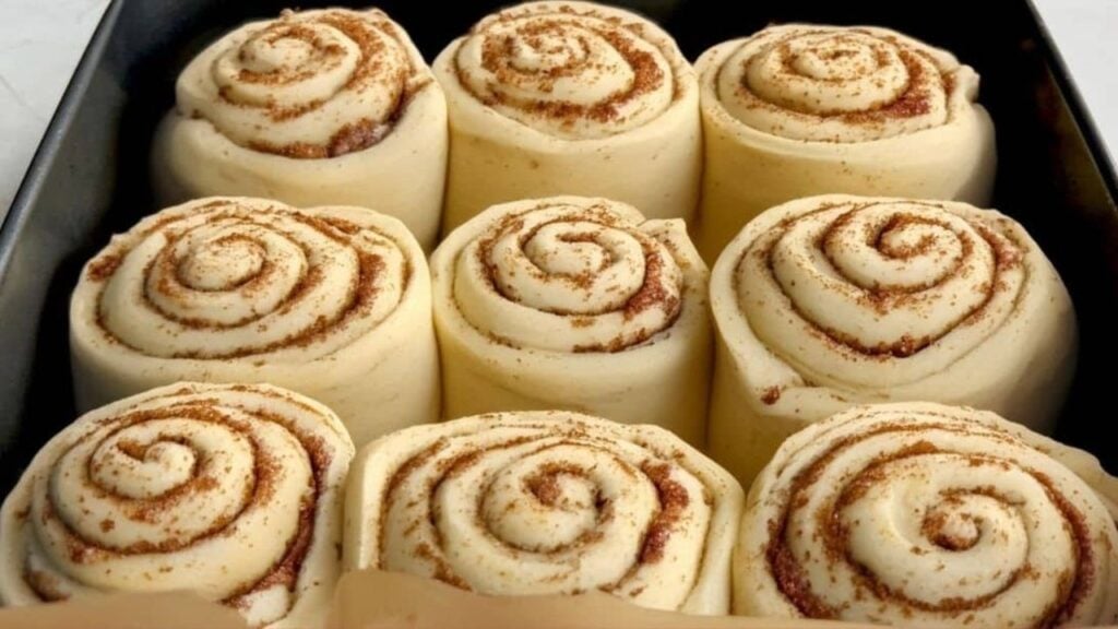 Nutty Cinnamon Rolls, homemade and freshly served