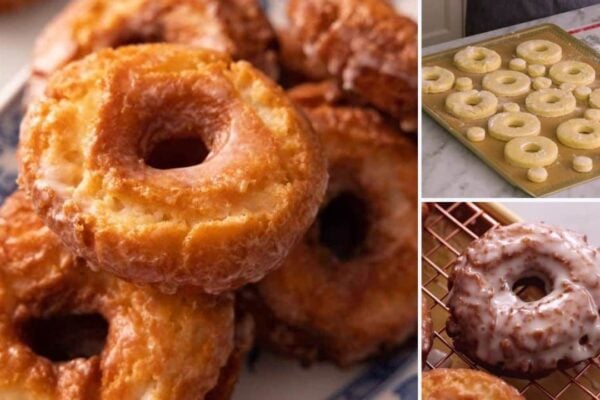 Old-Fashioned Cake Donuts, homemade and freshly served