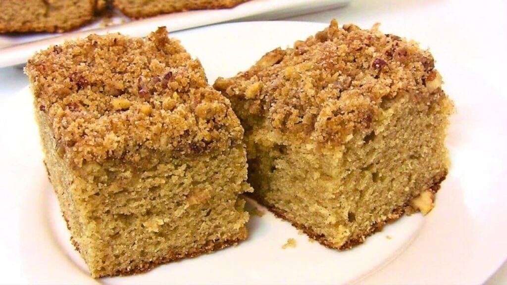 Old-Fashioned Coffee Cake, homemade and freshly served