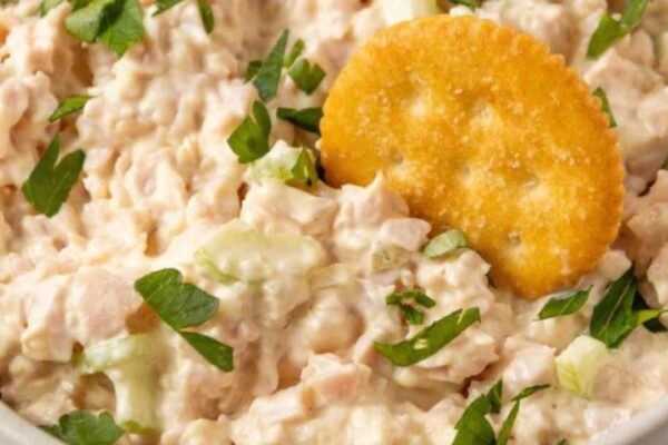 Old-Fashioned Ham Salad, homemade and freshly served