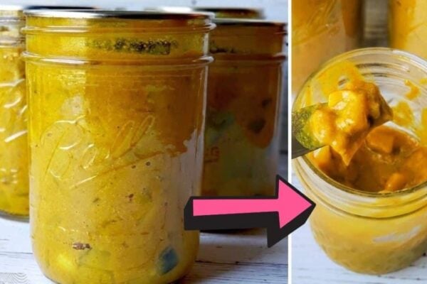Grandma's Old-Fashioned Mustard Pickles, homemade and freshly served