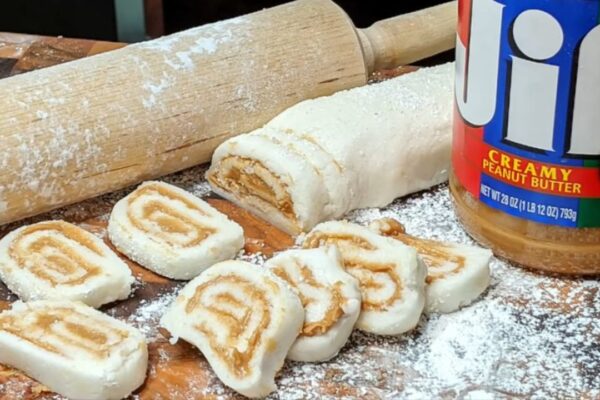 Old-Fashioned Potato Candy, homemade and freshly served
