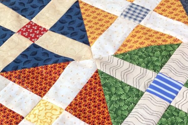 Finished Old Italian Quilt Block, a completed DIY project