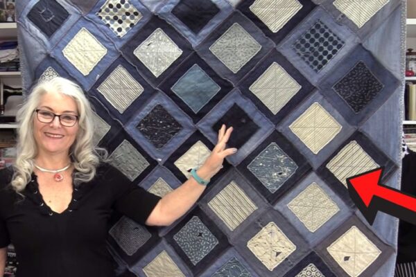Finished Old Jeans Quilt, a completed DIY project