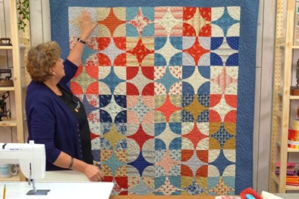 Finished Old Mill Path Quilt With Jenny Doan, a completed DIY project