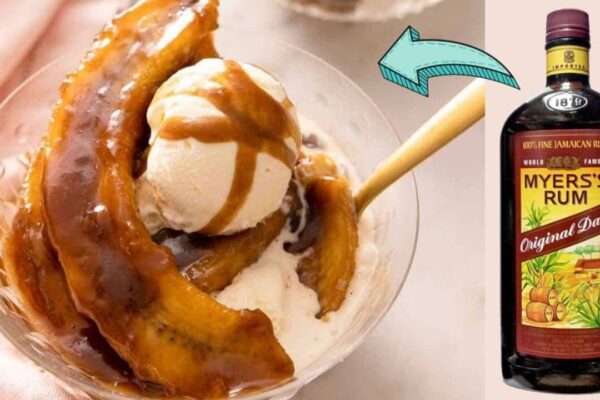 Old School Bananas Foster, homemade and freshly served