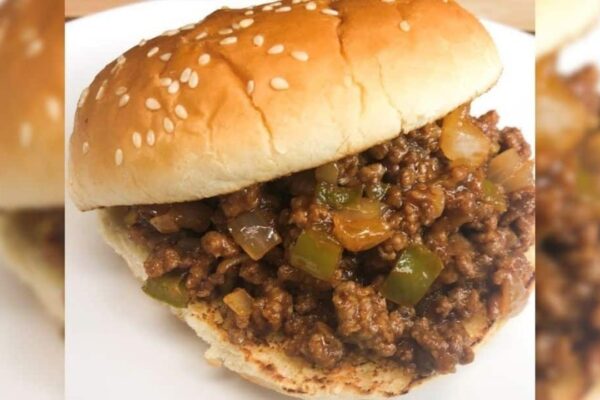 Easy to Make Old School Sloppy Joe, homemade and freshly served