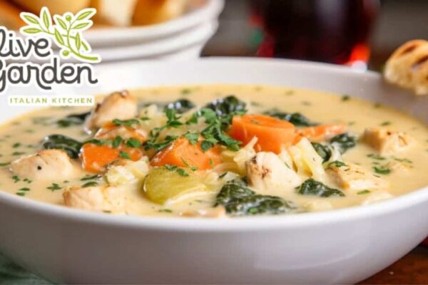 Olive Garden’s Chicken & Gnocchi Soup Copycat, homemade and freshly served