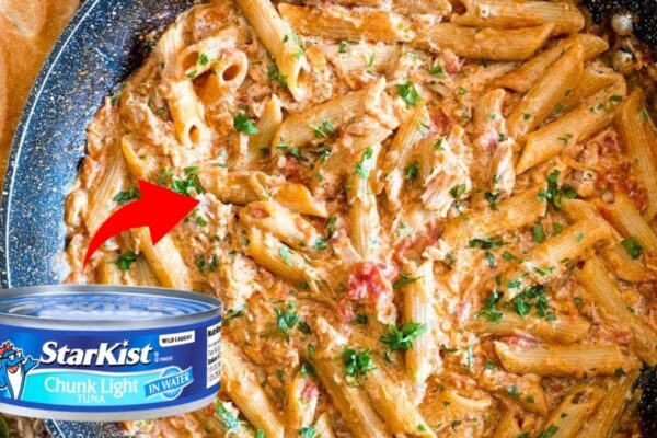 One-Pan Creamy Tuna Pasta Ready in 30 Minutes, homemade and freshly served