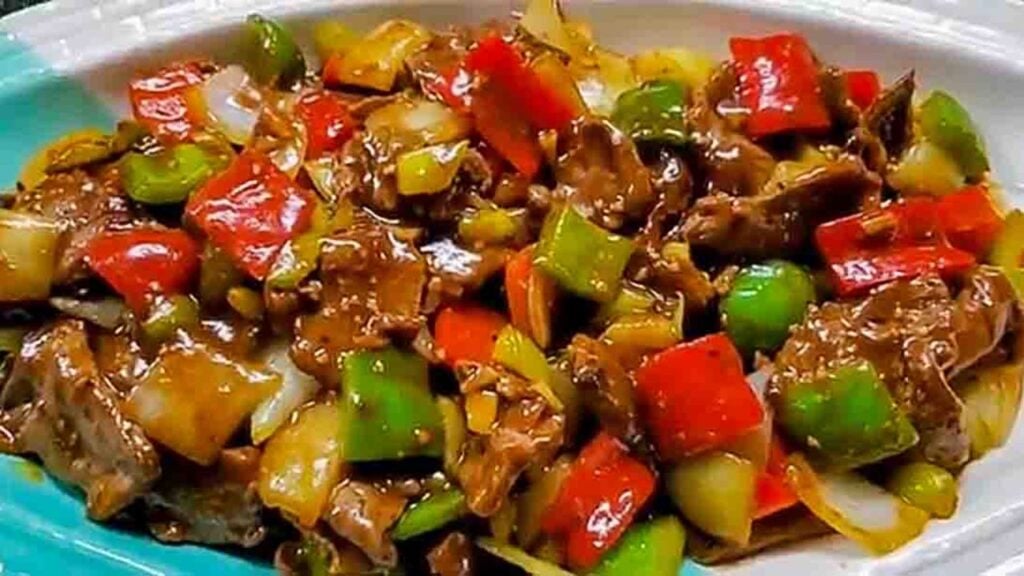 One-Pan Pepper Steak, homemade and freshly served