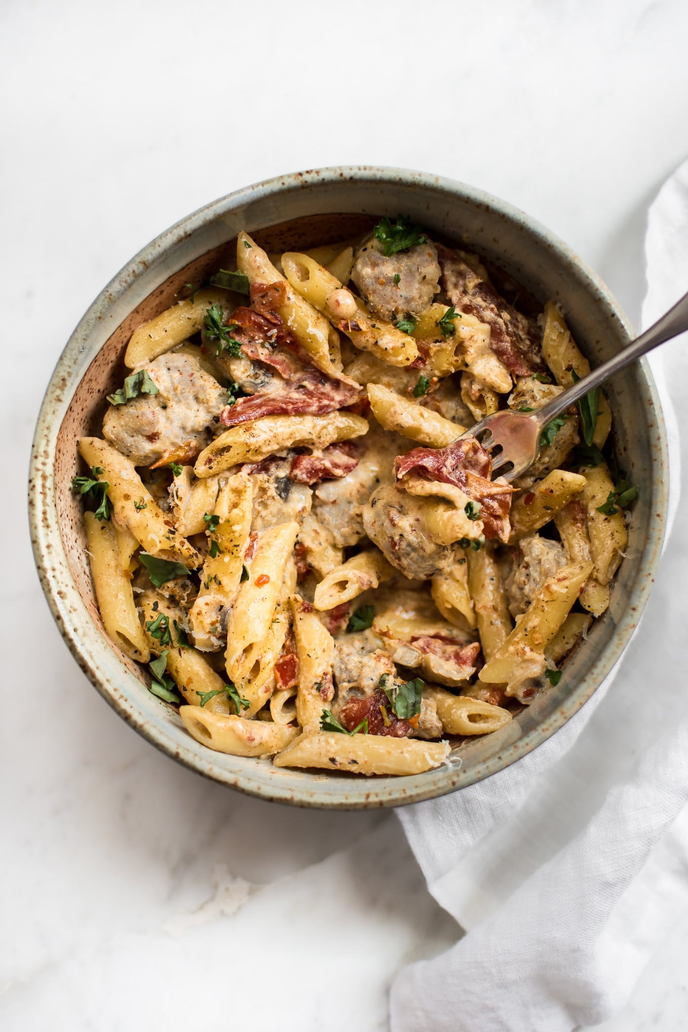 Pasta Recipes - One Pot Cajun Sausage Pasta - Creamy Spicy Dinner Pasta Recipes - One Pot Cajun Sausage Pasta - Creamy Spicy Dinner