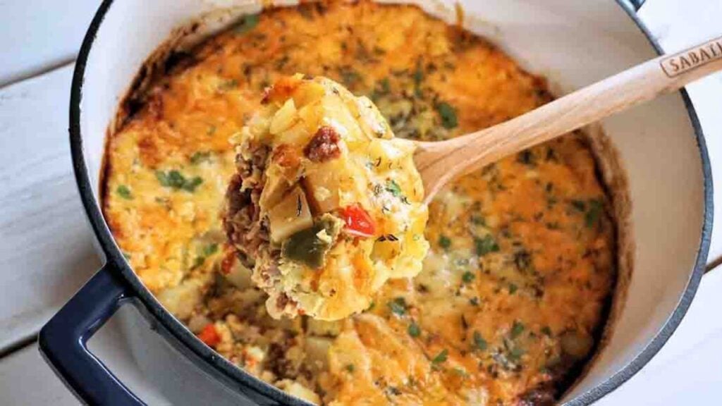 One-Pot Mountain Man Breakfast, homemade and freshly served