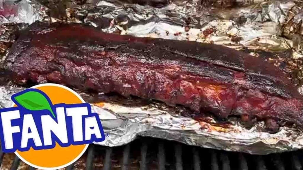 Orange Fanta Smoked Ribs, homemade and freshly served