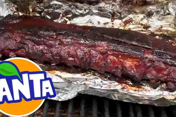 Orange Fanta Smoked Ribs, homemade and freshly served