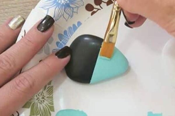 Finished Learn How to Paint Designs on Rocks With These, a completed DIY project