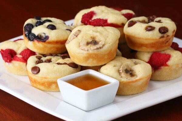 On-The-Go Pancake Muffins, homemade and freshly served