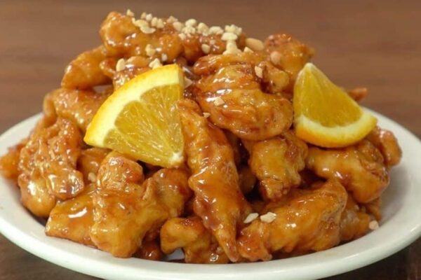 Panda Express Orange Chicken to Make at Home, homemade and freshly served
