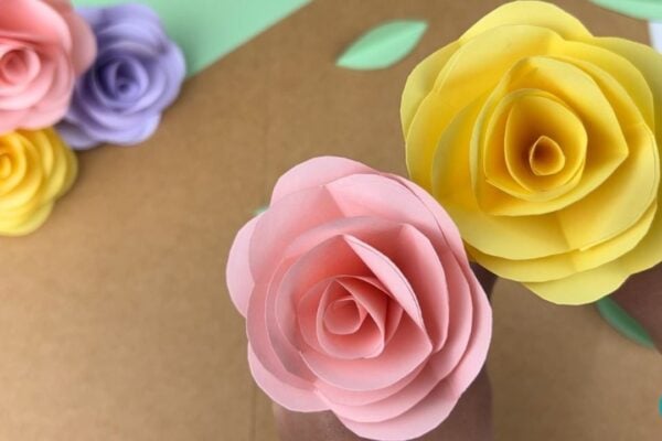 Paper Rose Tutorial Step-by-Step — easy step-by-step DIY tutorial.