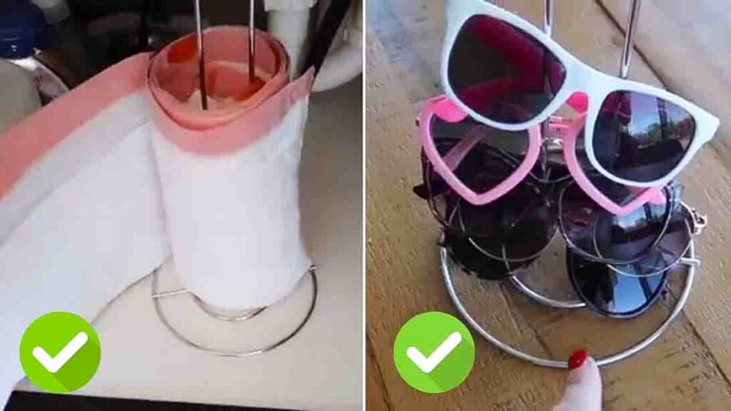 Finished Home Organization Hacks Using Dollar Tree Paper Towel Holder, a completed DIY project