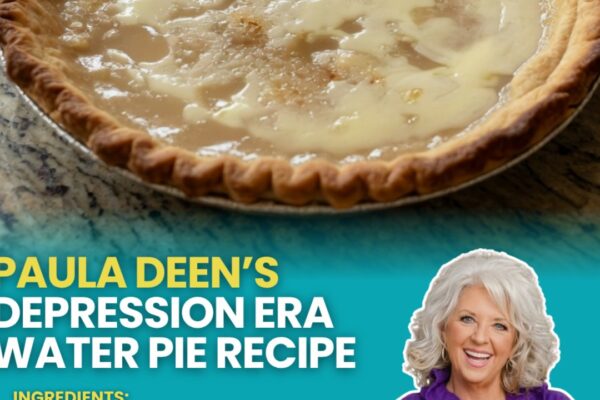 Paula Deen’s Depression Era Water Pie, homemade and freshly served