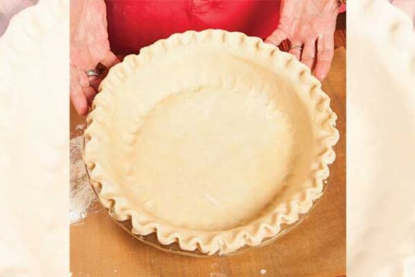 Paula Deen's Perfect Pie Crust, homemade and freshly served