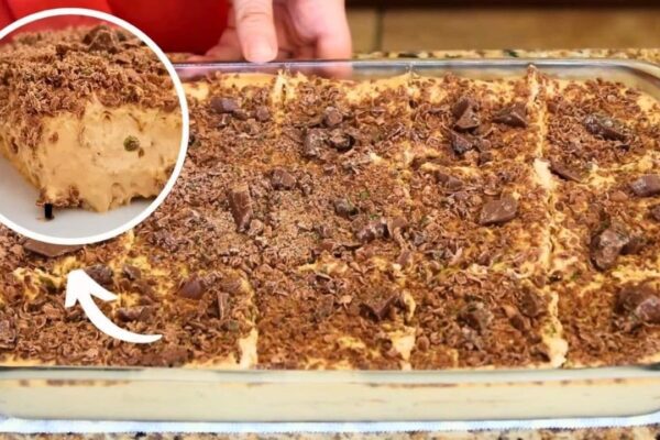 4-Ingredient Peppermint Crisp Tart, homemade and freshly served
