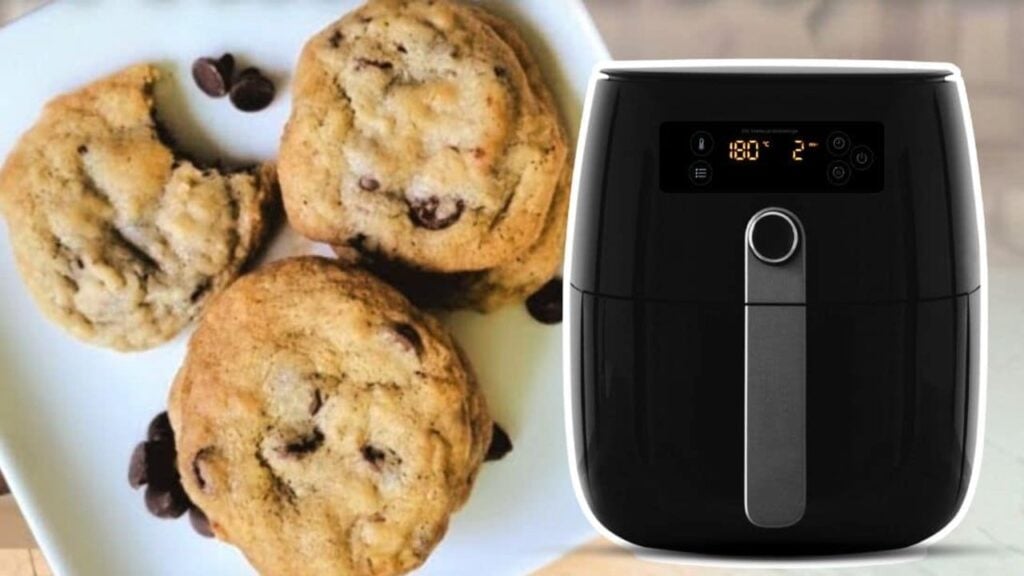 Perfect Air Fryer Cookies, homemade and freshly served